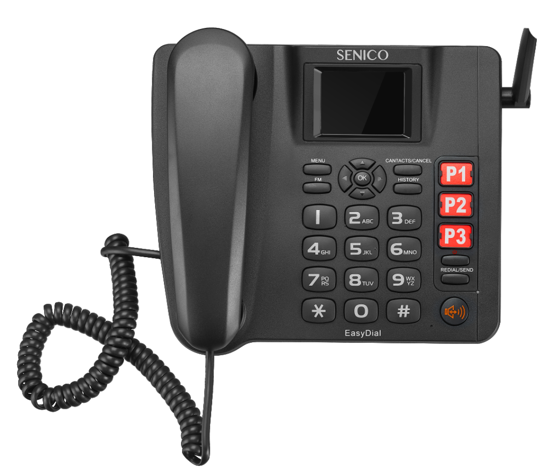 EasyDial Wireless 4G Desktop Phone for Home / Office / for Elderly