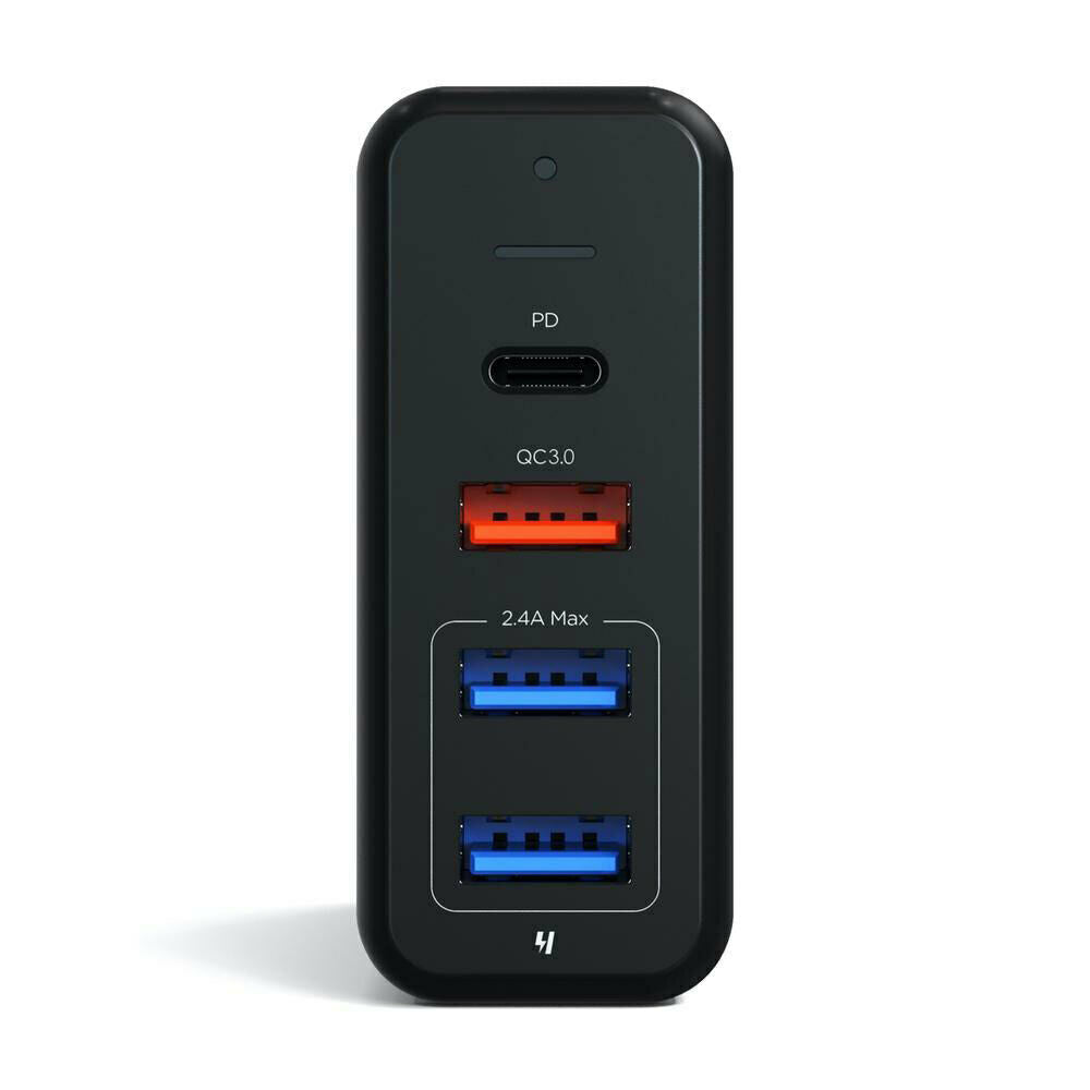 Satechi USB-A/USB-C Wall 75W MultiPort Travel Charger Station for Smartphones