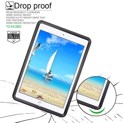 Waterproof Rugged Case for iPad Pro 10.5" / iPad Air 3 with Built-in Screen Protector - Black/Clear